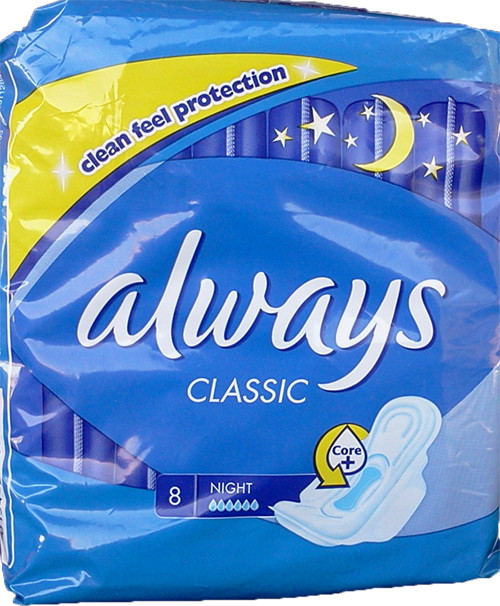 ALWAYS classic night 8 ks