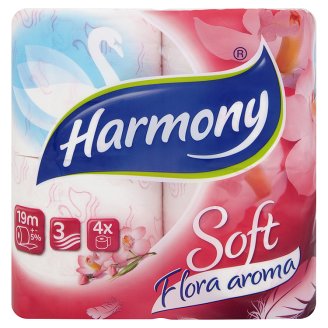 HARMONY Soft Flora Aroma toaletný papier 4 ks