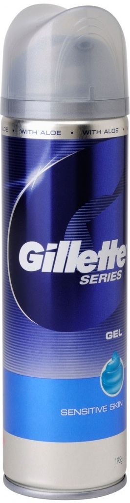 GILLETTE Sensitive Skin gél na holenie 200 ml
