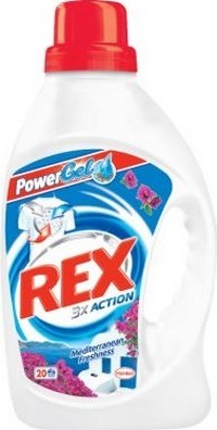 REX 3x Action Mediterranean Freshness tekutý prací gél 1,46 l 