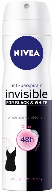 Nivea Invisible for Black & White Clear deospray 150ml