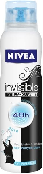 Nivea Invisible for Black & White Pure deospray 150ml