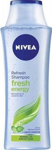 Nivea Hair Care Fresh Energy vitalizujúci šampón pre normálne a mastné vlasy 250ml
