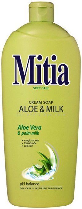 MITIA Aloe&Milk tekuté mydlo náhradná náplň 1l