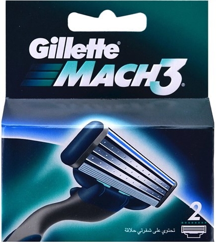 GILLETTE Mach 3 náhradné hlavice 2 ks