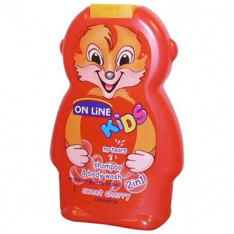 ON LINE kids 2v1 šampón a sprchový gel Sweet cherry 250ml