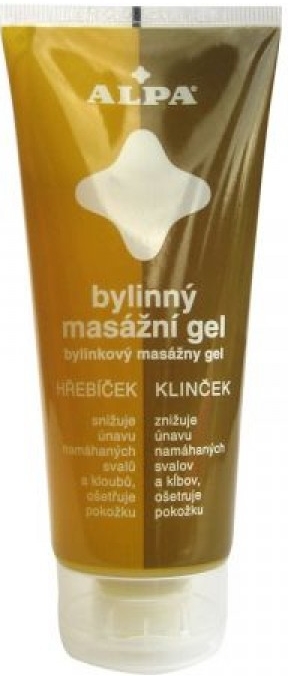Alpa Bylinný masážny gél Klinček 100ml