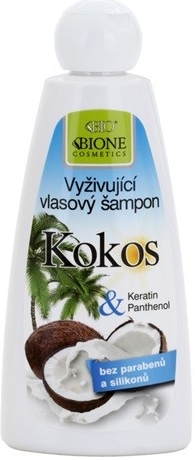 BC Bione Vyživujúci vlasový šampón Kokos 260 ml