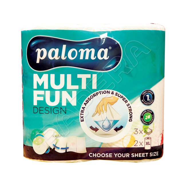 Paloma kuch. utierky 3vrstv. 2rol/bal