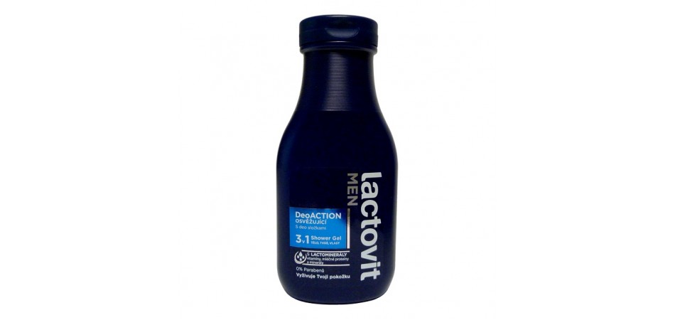 Lactovit men 3v1 300ml Deo action