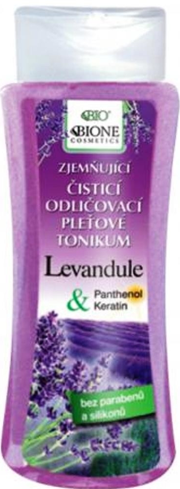 BC Bione Levanduľa Čistiace odličovacie  pleťové tonikum 255ml