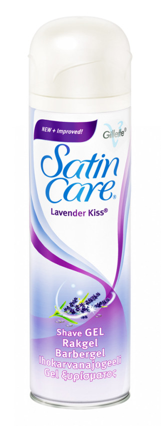Gillette Satin Care Lavender Kiss dámsky gél na holenie 200 ml