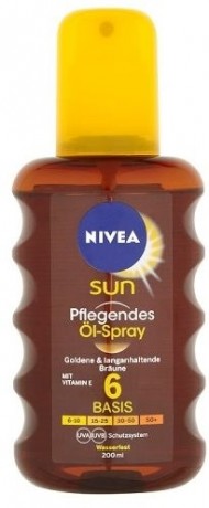 Nivea Sun Olej na opaľovanie v spreji OF6 200 ml