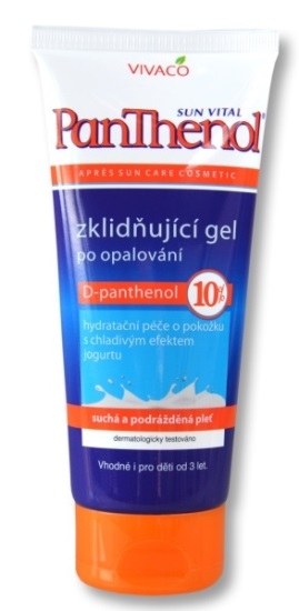 Sun Vital Panthenol 10% Gél po opaľovaní s chladivým efektom jogurtu 200ml