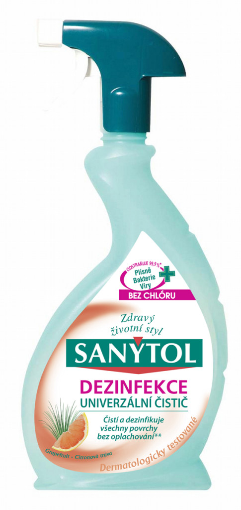 Sanytol Dezinfekcia univerzálny čistič sprej grep 500 ml