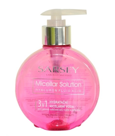 Sarsey micelárna voda s kyselinou hyaluronovou 3 v 1 300 ml
