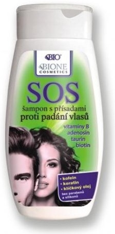 BC Bione SOS šampón s prísadami proti padaniu vlasov 250 ml