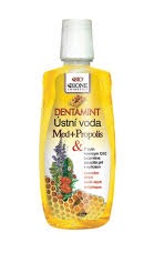 BC Bione Dentamint ústna voda med + propolis 500 ml