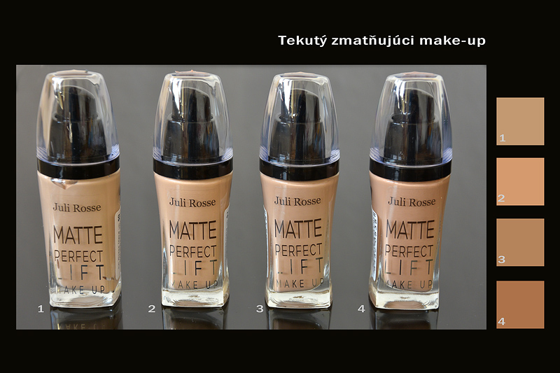 Juli Rosse de MATTE Tekutý zmatňujúci make-up 30 ml