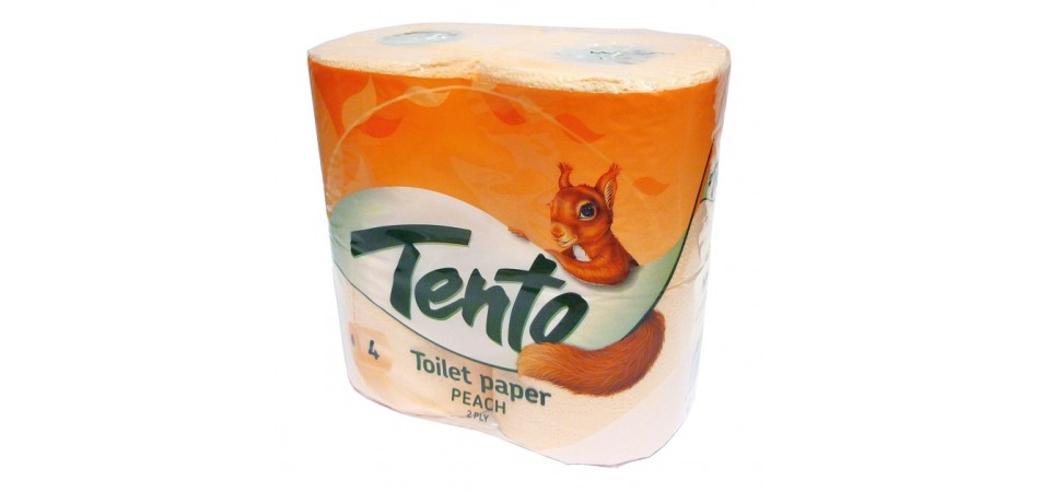 TENTO Classic Peach toaletný papier 2 vrstvový/160útržkov  4ks