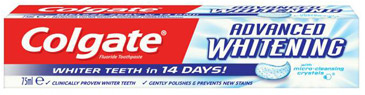 COLGATE Advanced Whitening zubná pasta 75 ml